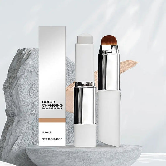Color Changing Foundation Stick with Built In Brush | 2 in 1