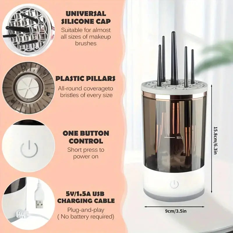 Automatic Electric Makeup Brush Cleaner