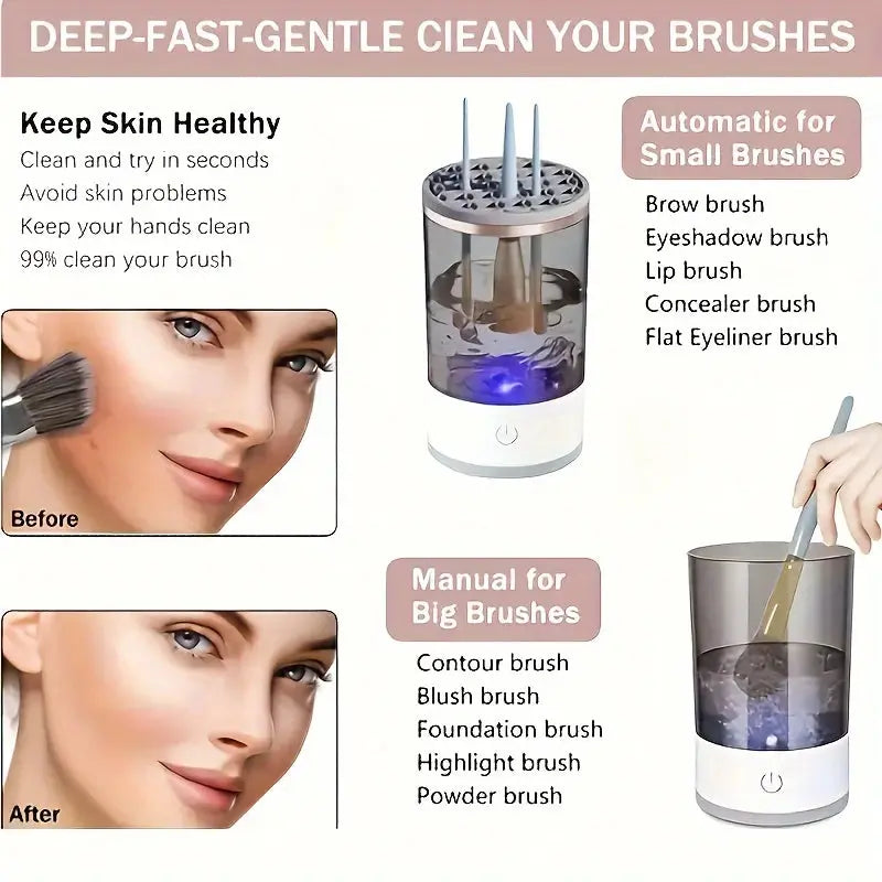 Automatic Electric Makeup Brush Cleaner