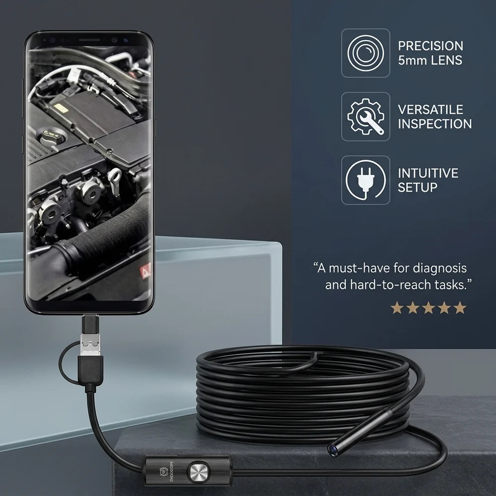 Endoscopy Camera 5mm – See Inside Anything