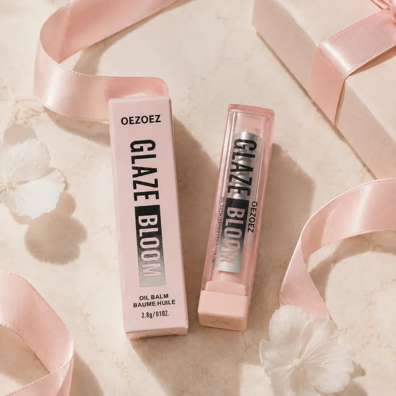 Glaze Bloom Lip Oil Balm | Hydrating Glossy Lip Treatment