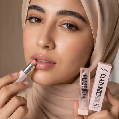 Glaze Bloom Lip Oil Balm | Hydrating Glossy Lip Treatment