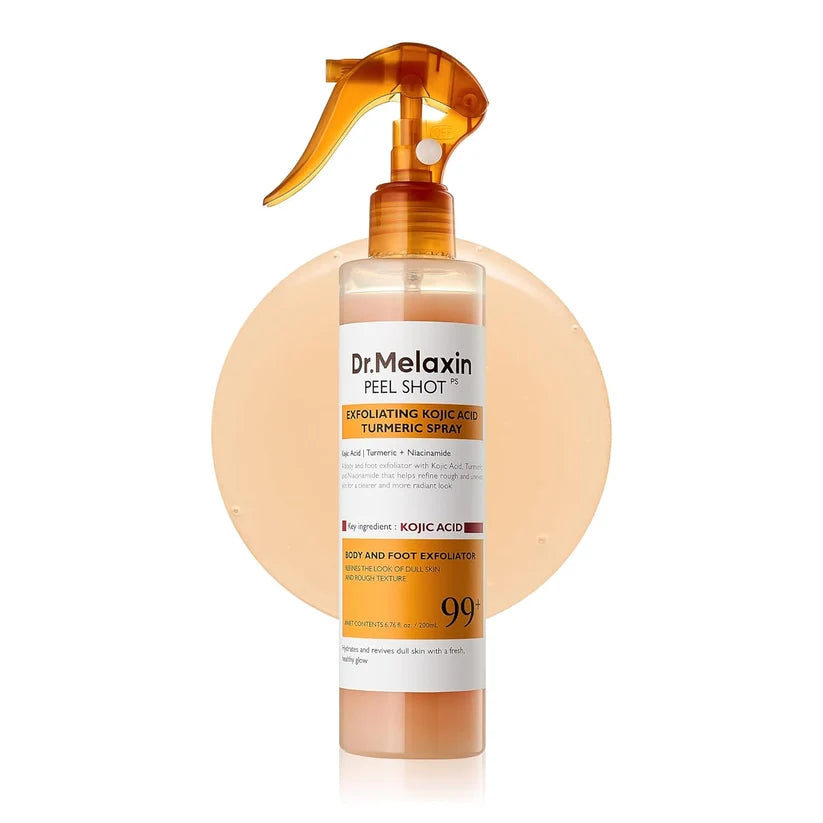 Dr.Melaxin Peel Shot Kojic Acid & Turmeric Body Exfoliating Spray 200ml