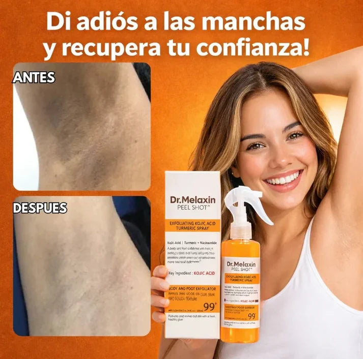 Dr.Melaxin Peel Shot Kojic Acid & Turmeric Body Exfoliating Spray 200ml