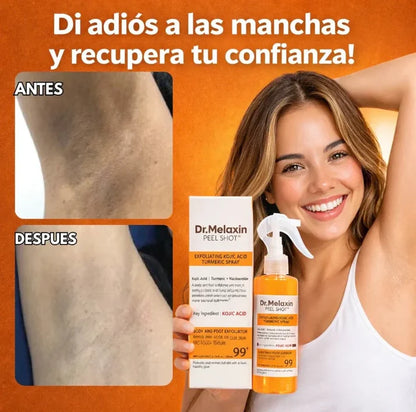 Dr.Melaxin Peel Shot Kojic Acid & Turmeric Body Exfoliating Spray 200ml