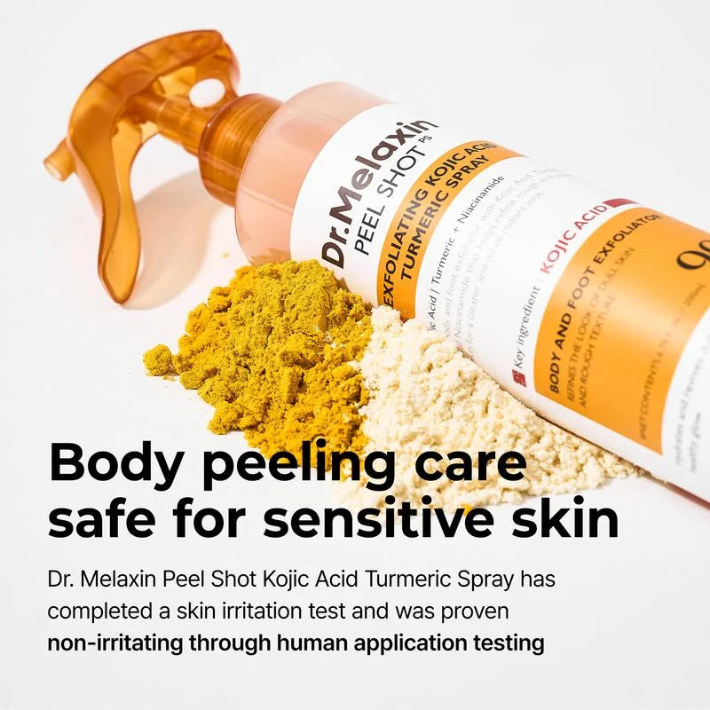 Dr.Melaxin Peel Shot Kojic Acid & Turmeric Body Exfoliating Spray 200ml