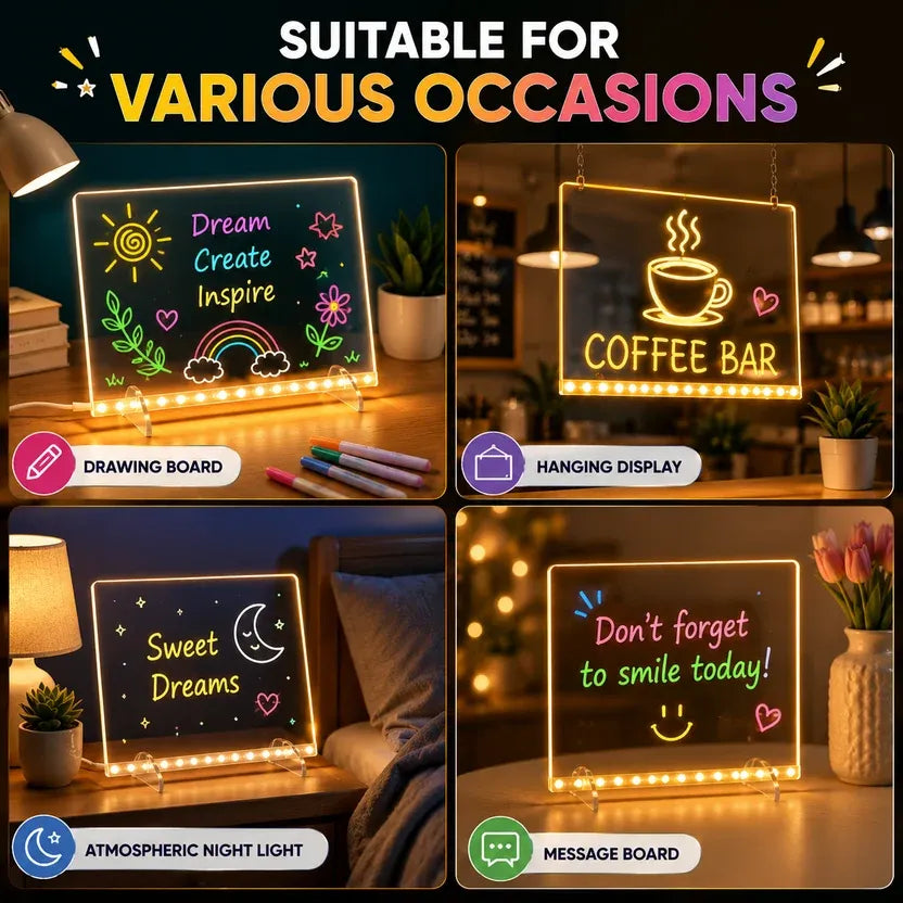 Glow in the Dark LED Writing Board