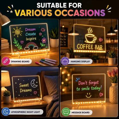 Glow in the Dark LED Writing Board