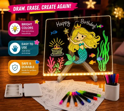 Glow in the Dark LED Writing Board