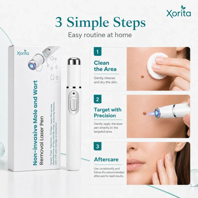 Xorita non-invasive cosmetic skin care pen - compact design