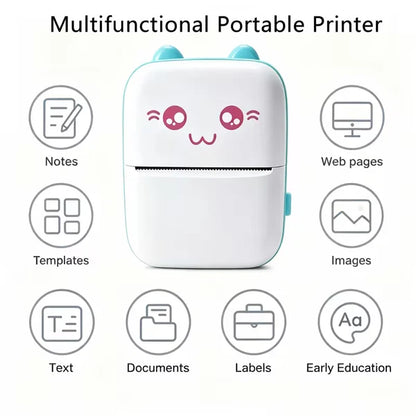 Portable Mini Thermal Printer | Inkless Bluetooth Pocket Printer